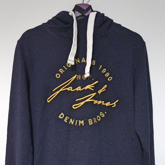 Jack & Jones Men's Jorreuben Sweat Hood Small - Picture 4 of 12